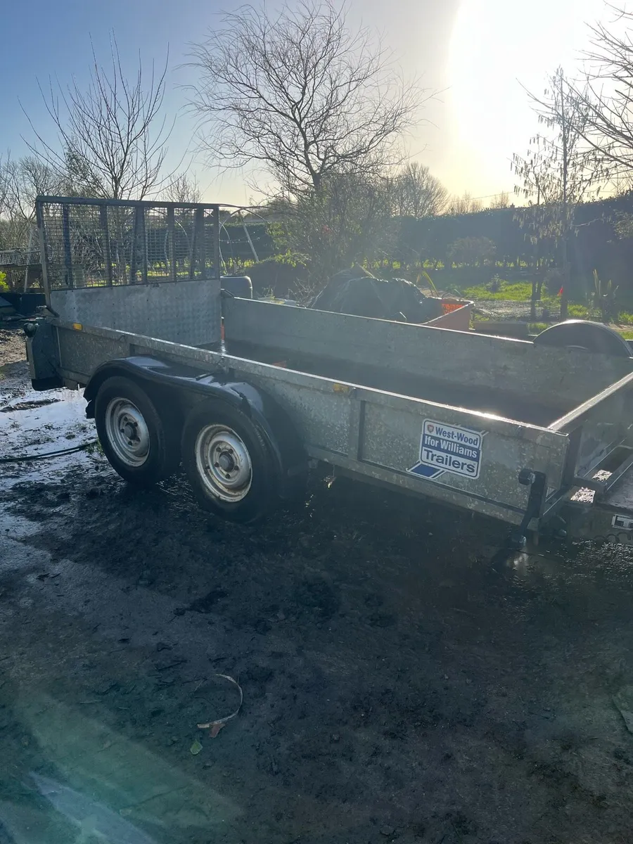 12x5’7 heavy duty Ifor Williams plant trailer - Image 1