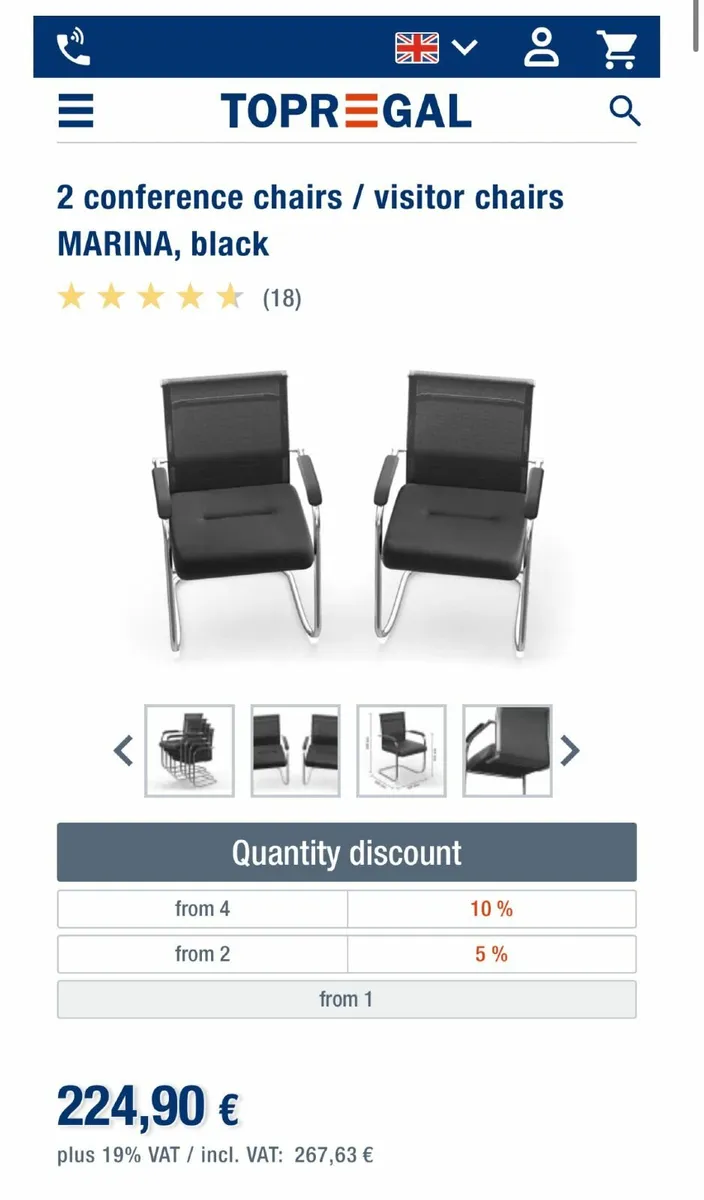 Ergonomic Office Conference Chairs - Image 2