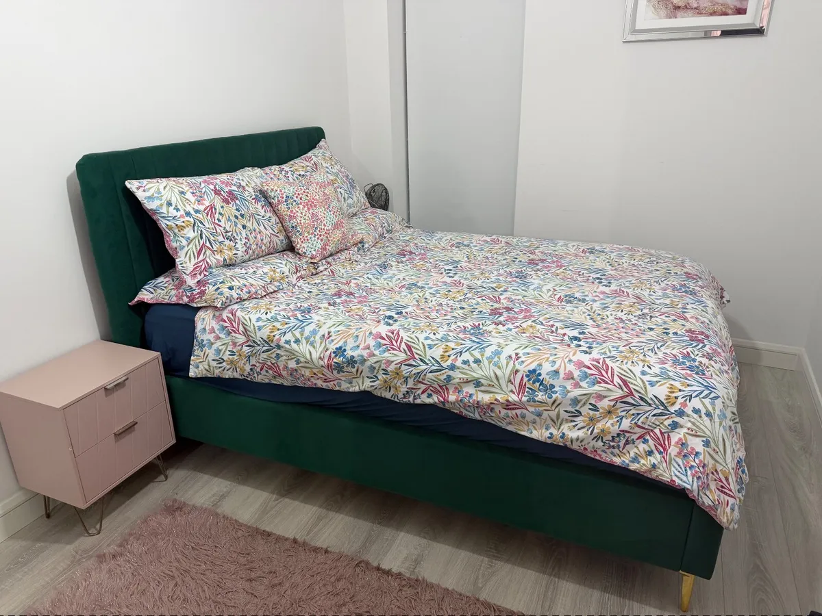 Polaris Emerald Double Bed Frame and Mattress - Image 1