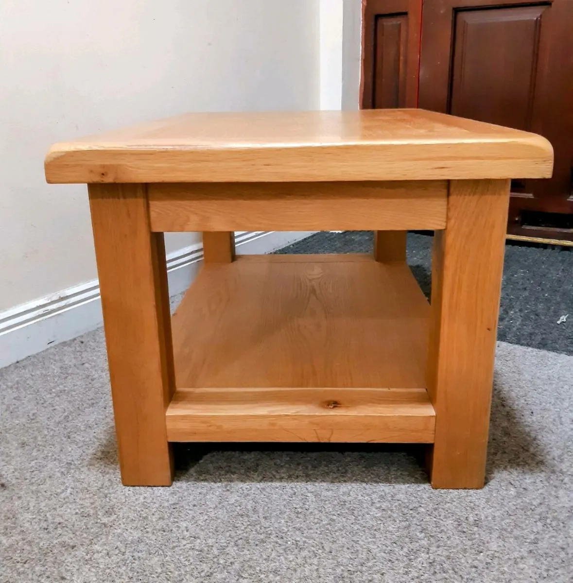 Oak coffee table - Image 2