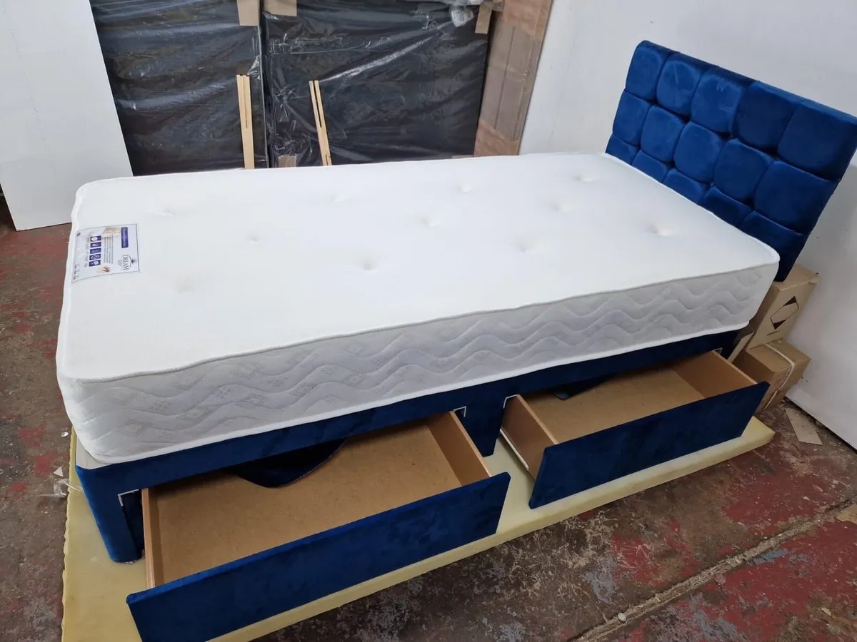 New divan bed and mattress