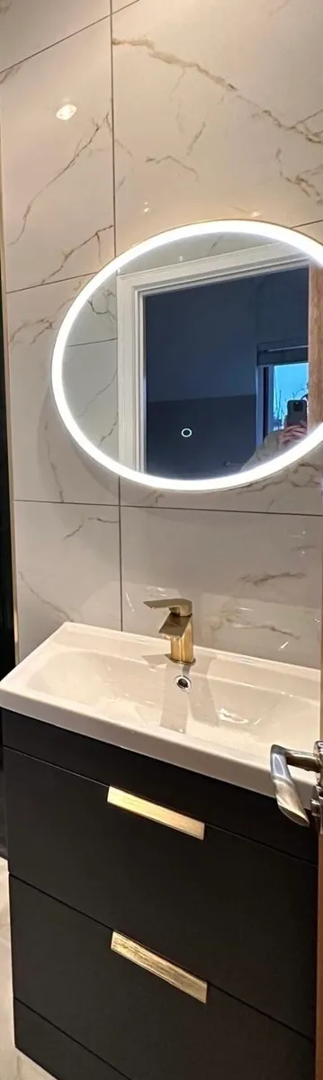 Sonas Gold Bathroom Mirror - Image 2