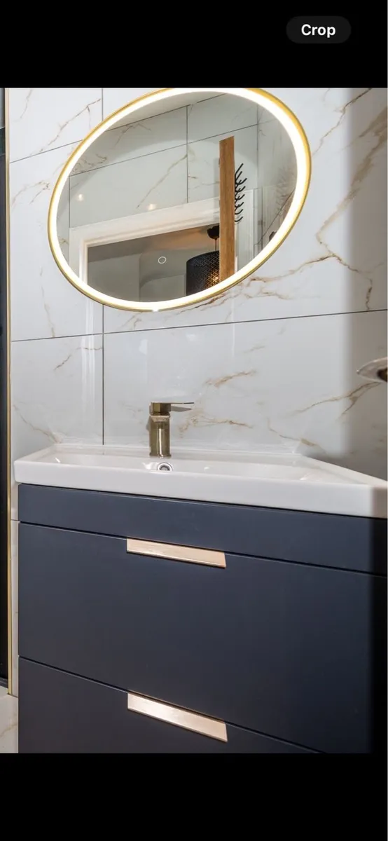 Sonas Gold Bathroom Mirror - Image 3