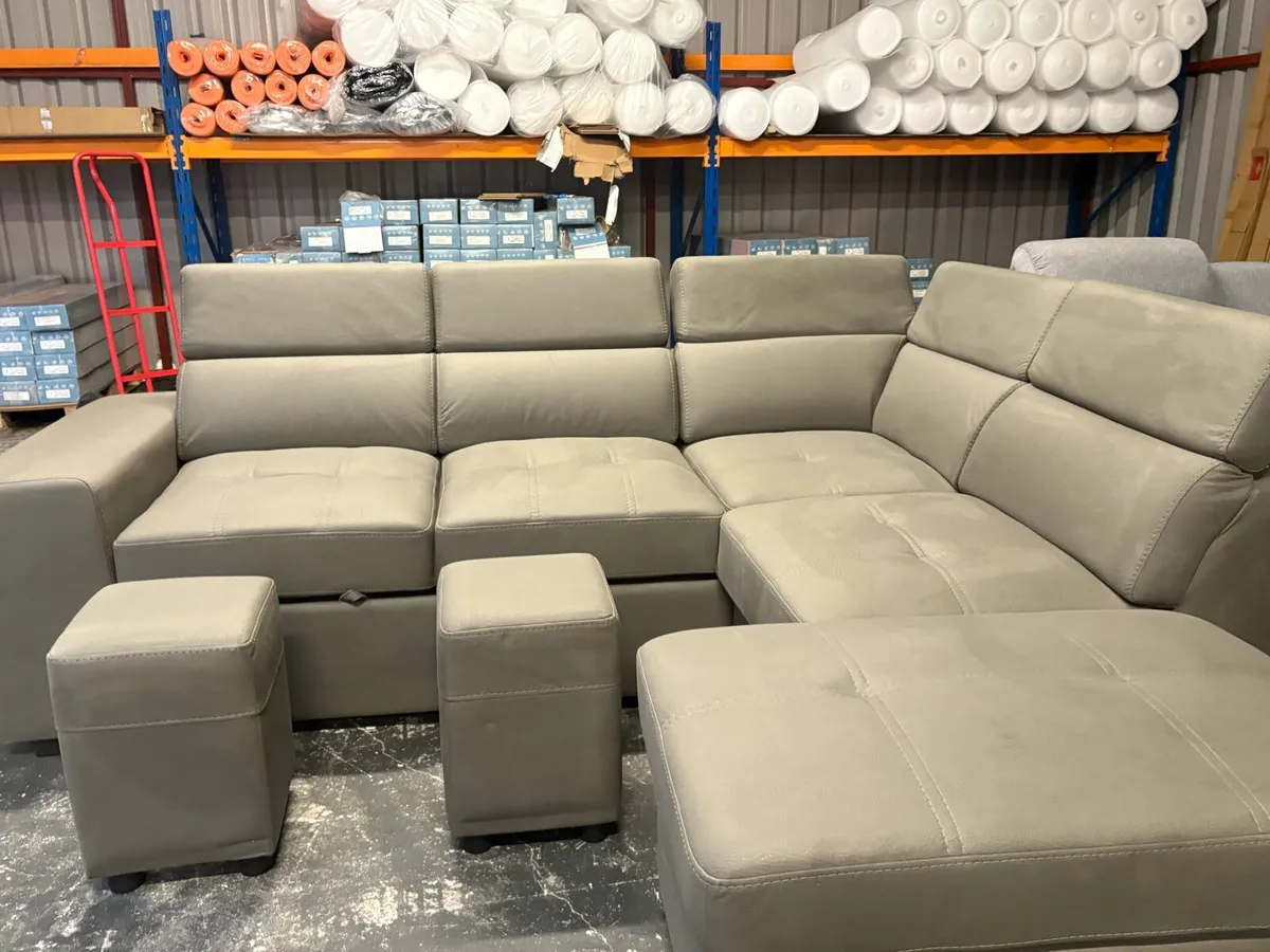 Brand new sofa bed only €995 left or right - Image 1