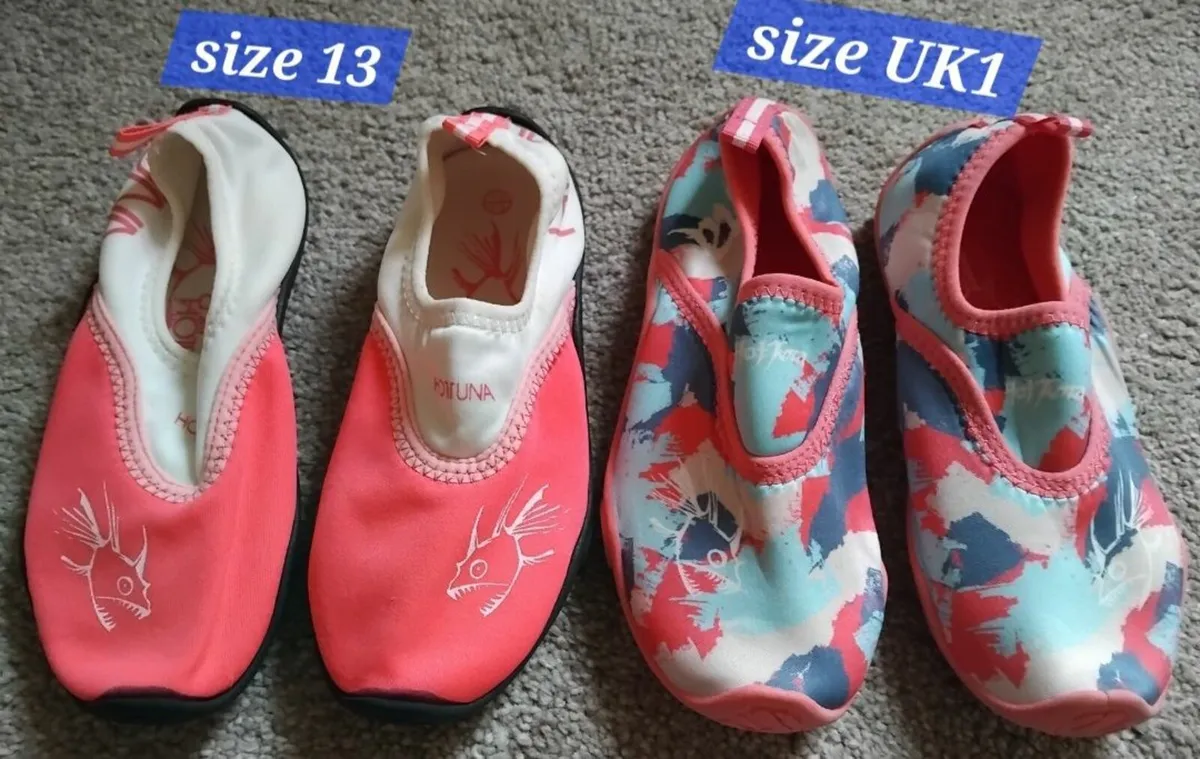Swim Shoes, Size C13 and UK1 - Image 1