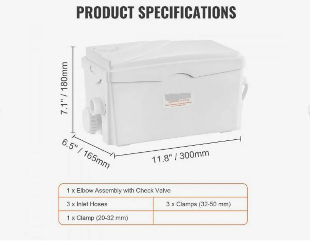Macerator Pump, 350W - Image 2