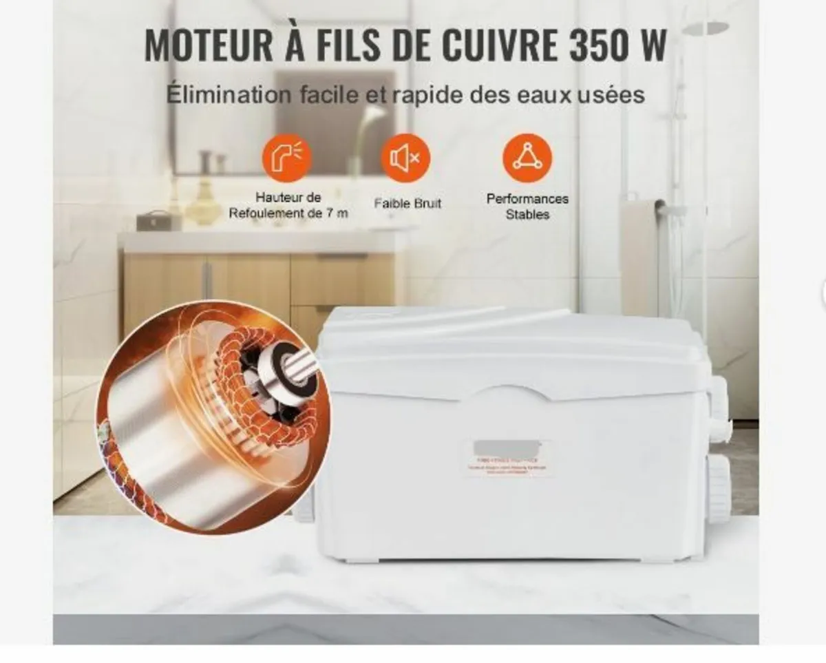 Macerator Pump, 350W - Image 3