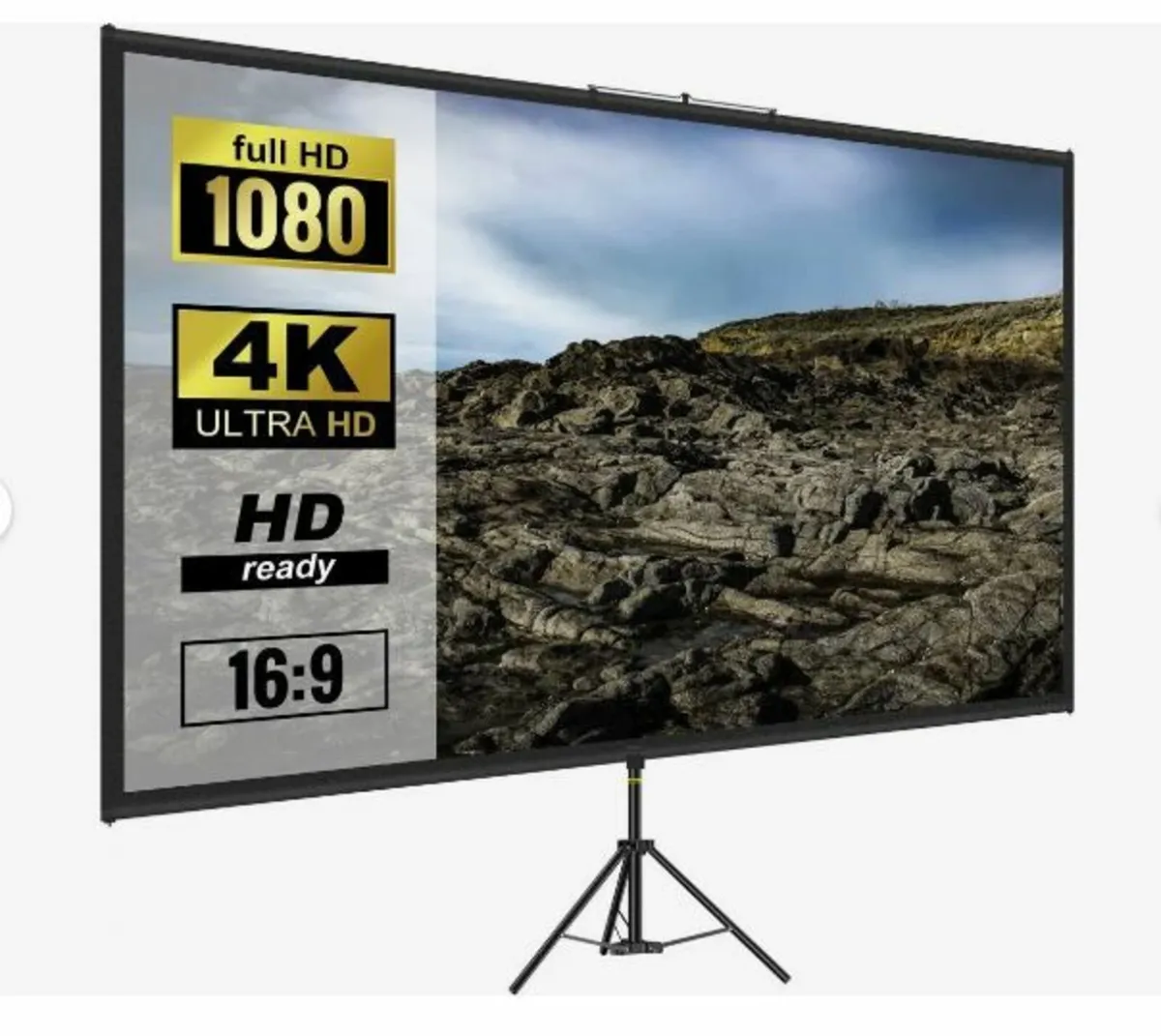 Tripod Projector Screen with Stand 100inch - Image 1