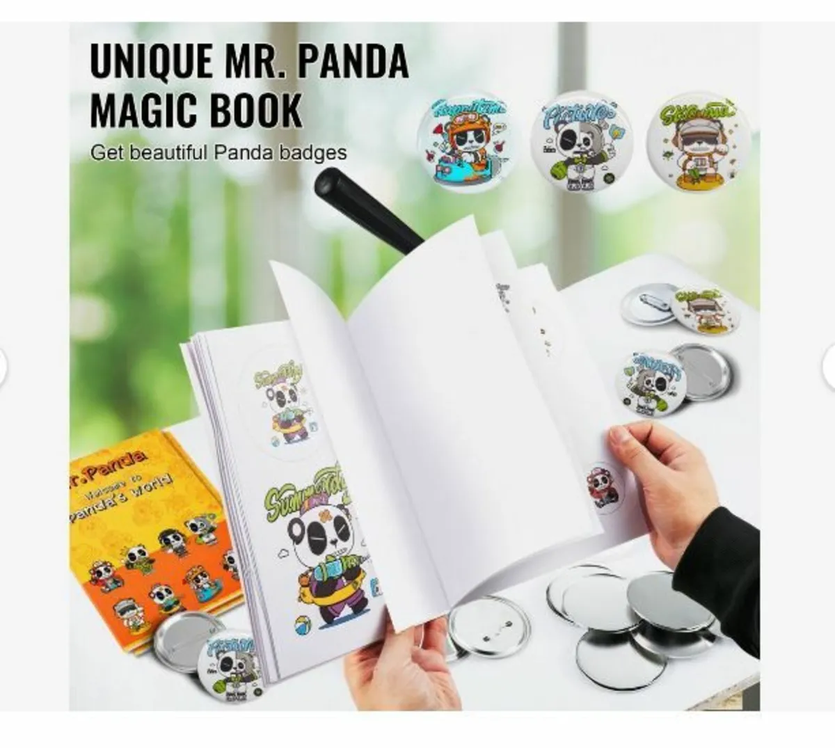 Button Maker Machine, Multiple Sizes 1.25+2.25 Inc - Image 3