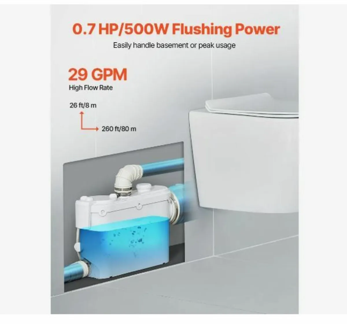 Macerator Pump, 500W - Image 2