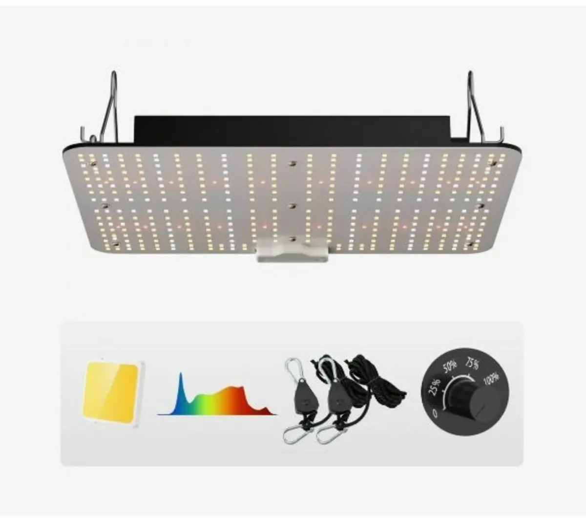 LED Grow Light, 150W Full Spectrum Dimmable - Image 1