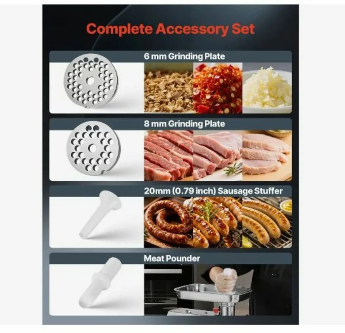 Commercial Electric Meat Grinder - Image 4