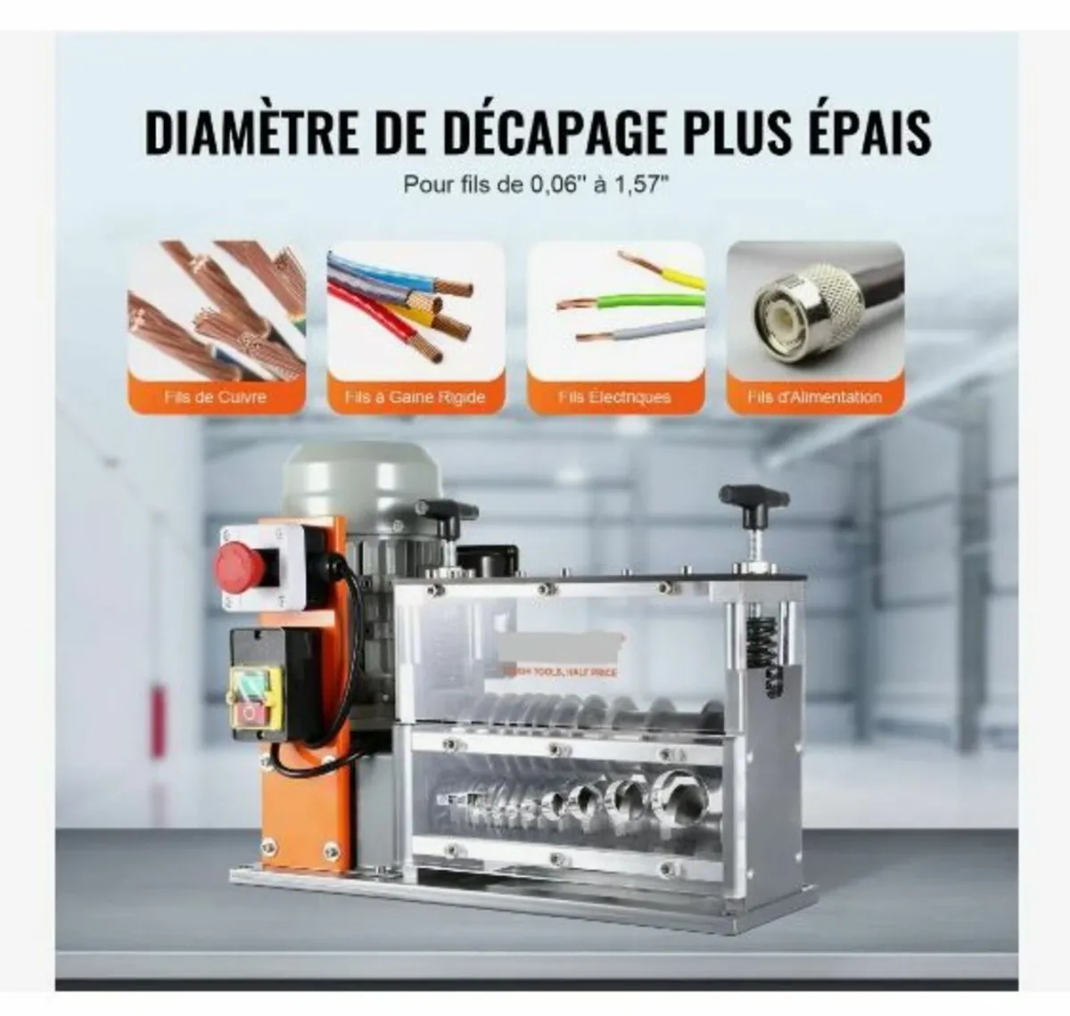 Automatic Wire Stripping Machine, 1.5 mm-40 mm - Image 3