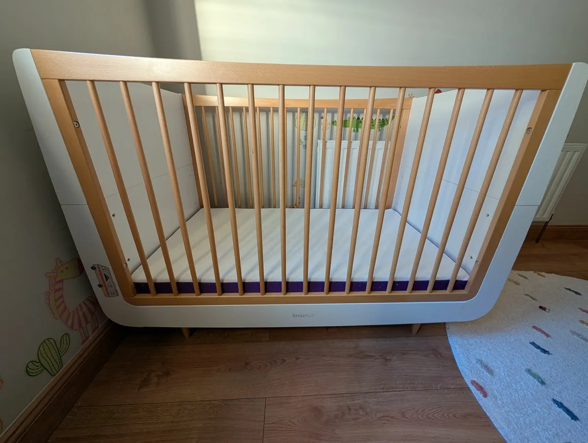 SnuzKot Skandi Cot Bed Natural - Image 1