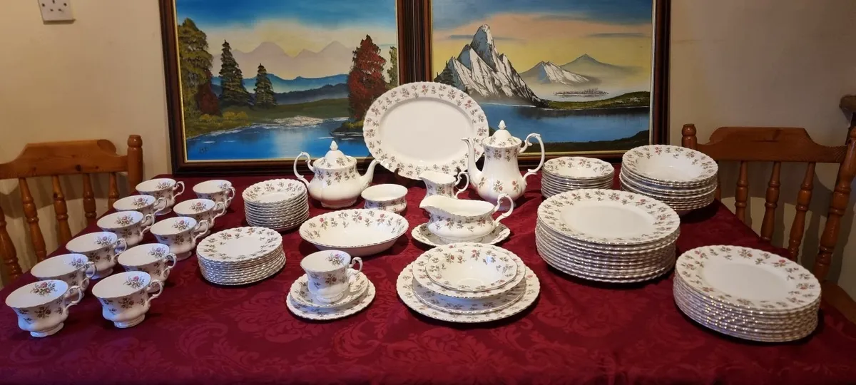 92Pc. Royal Albert Winsome Dinner, Coffee &Tea Set - Image 1
