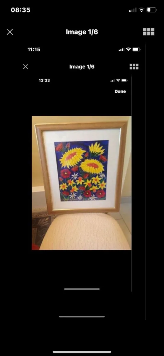 ‘Sunflowers’-Original Simone Walsh - Image 1