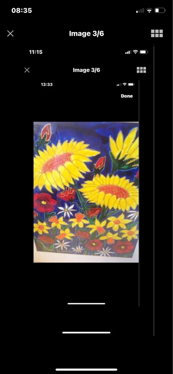 ‘Sunflowers’-Original Simone Walsh - Image 3