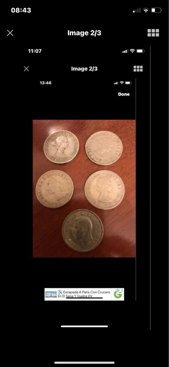 Vintage British Shillings - Image 2