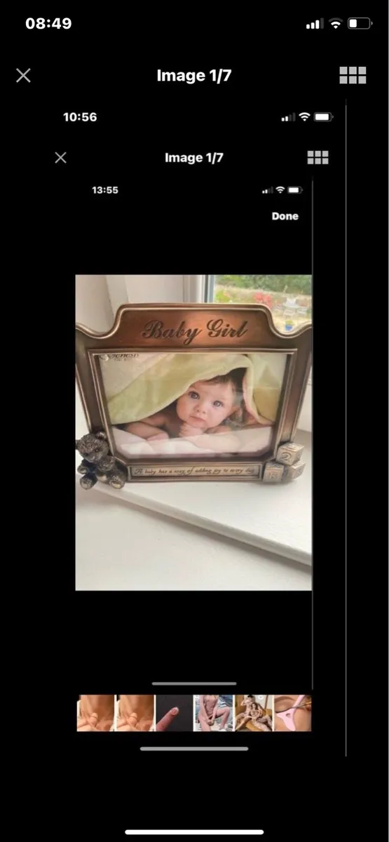 Genesis Bronze ‘Baby Girl ‘ Frame - Image 1
