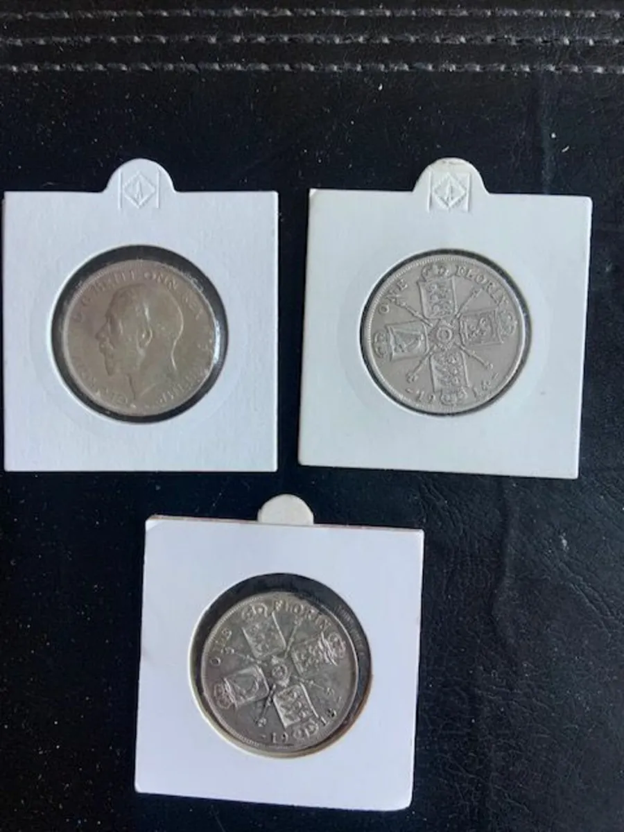 Florin Coins King George - Various Prices - Image 3