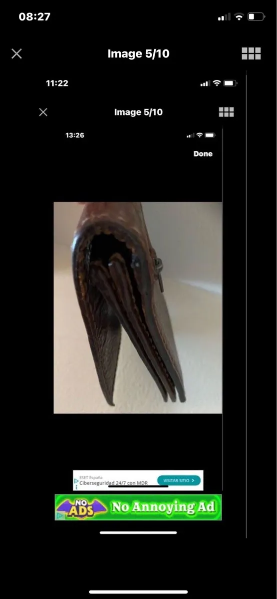 Vintage ‘The Bridge’ Leather Wallet/ Purse - Image 4