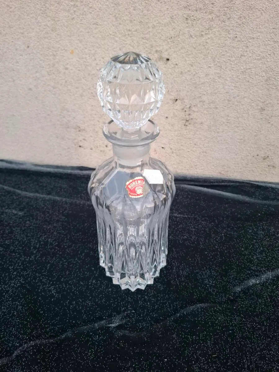 Bohemian crystal bottle postage possible - Image 2