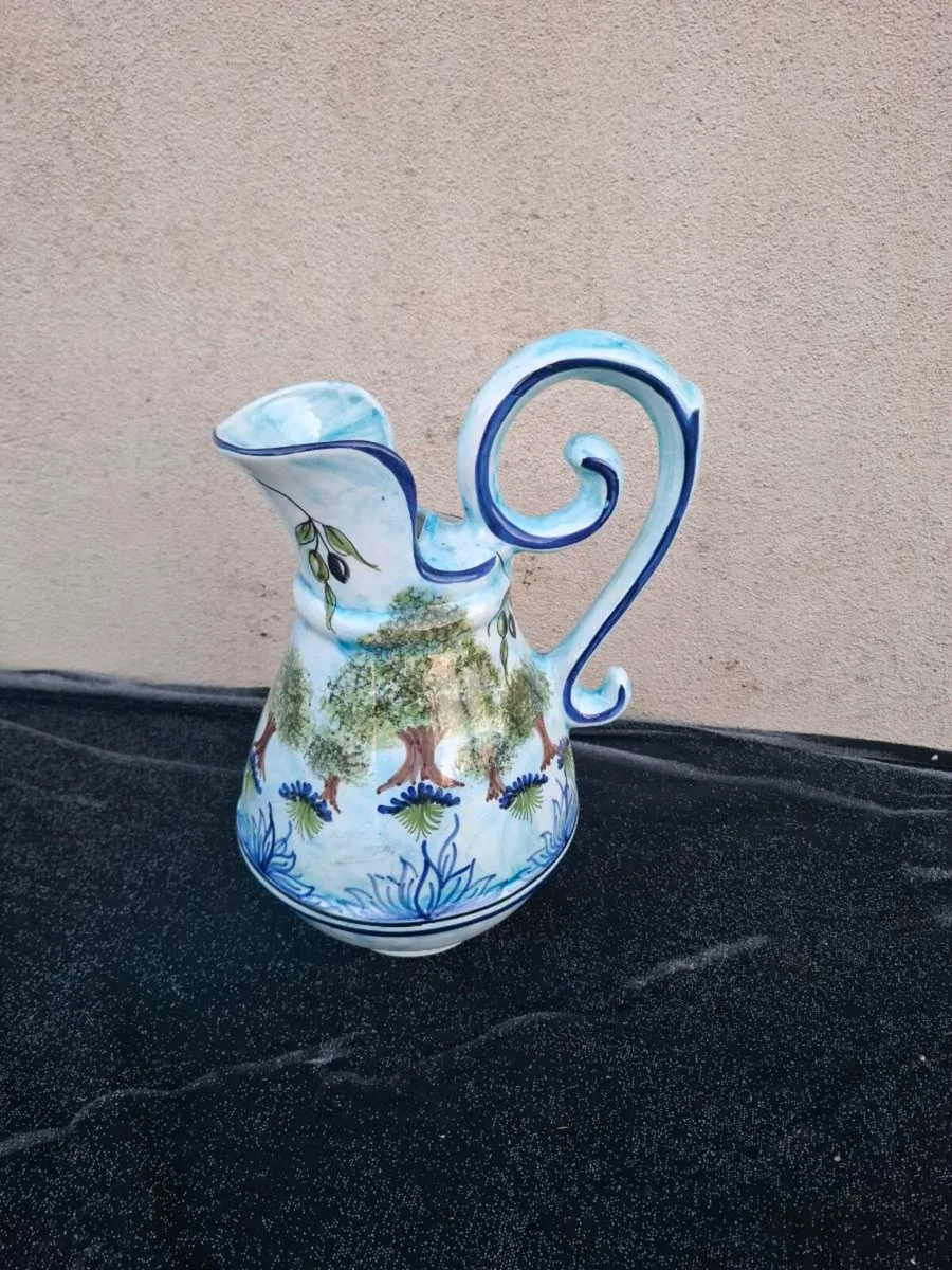 Tall blue jug postage possible - Image 2