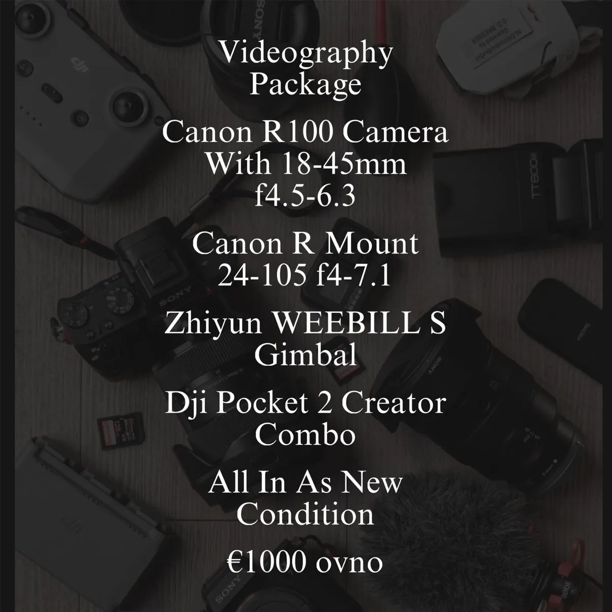 Videography Equipment Package - Image 1