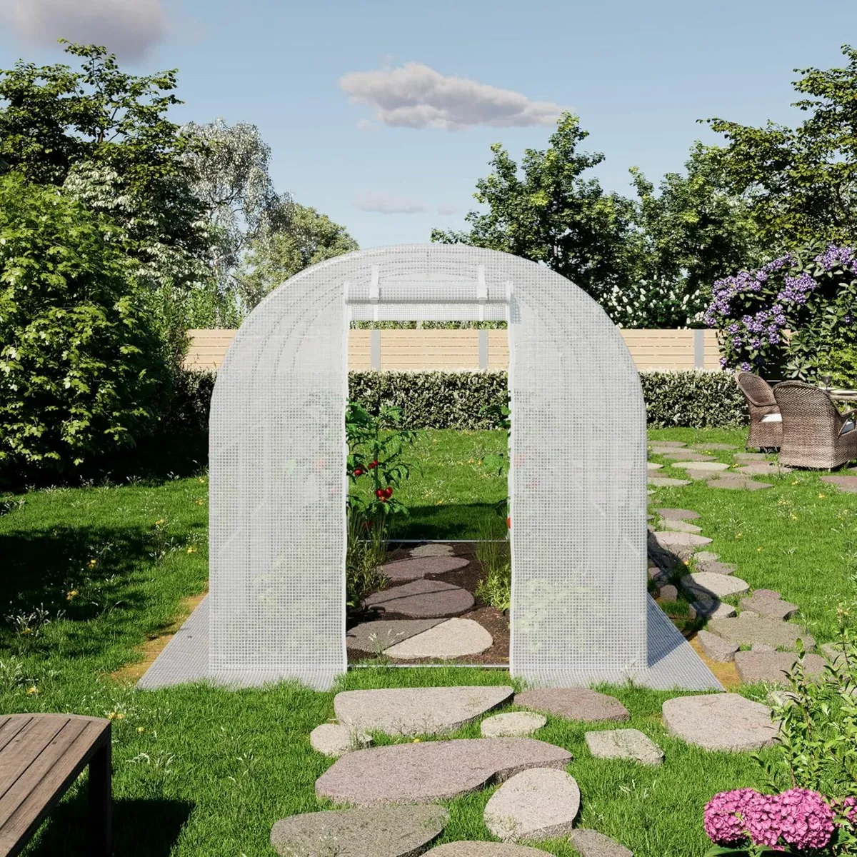 Polytunnel 3 x 2 m Stable and Durable ..Free Deliv - Image 2