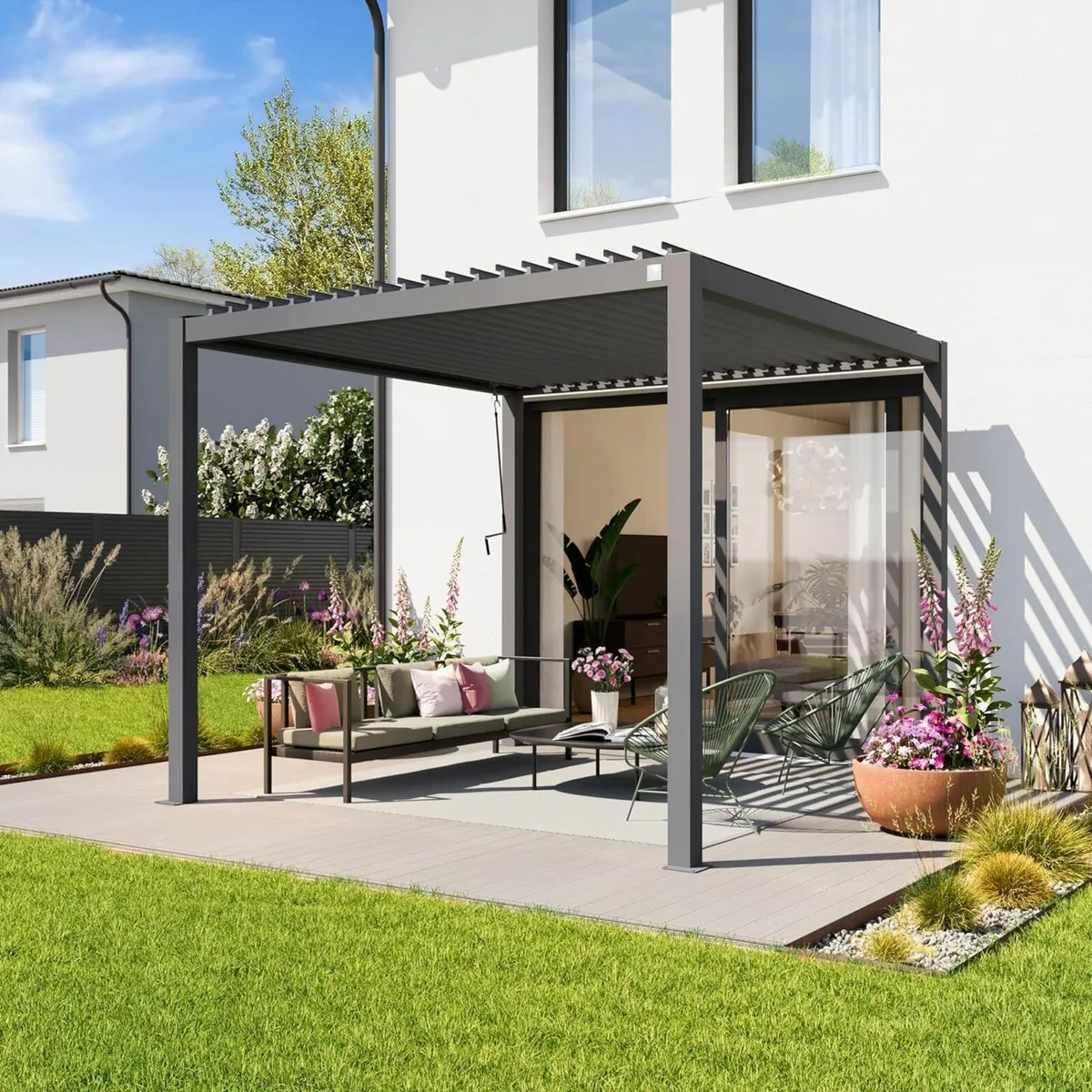 PERGOLA WITH SLATTED ROOF ...FREE DELIVERY - Image 1