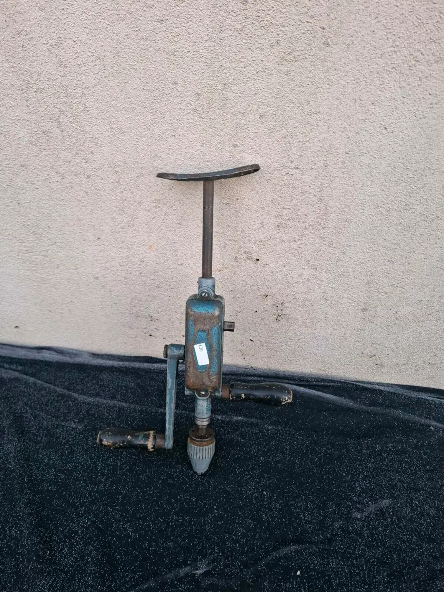 Vintage manual drill postage possible - Image 1