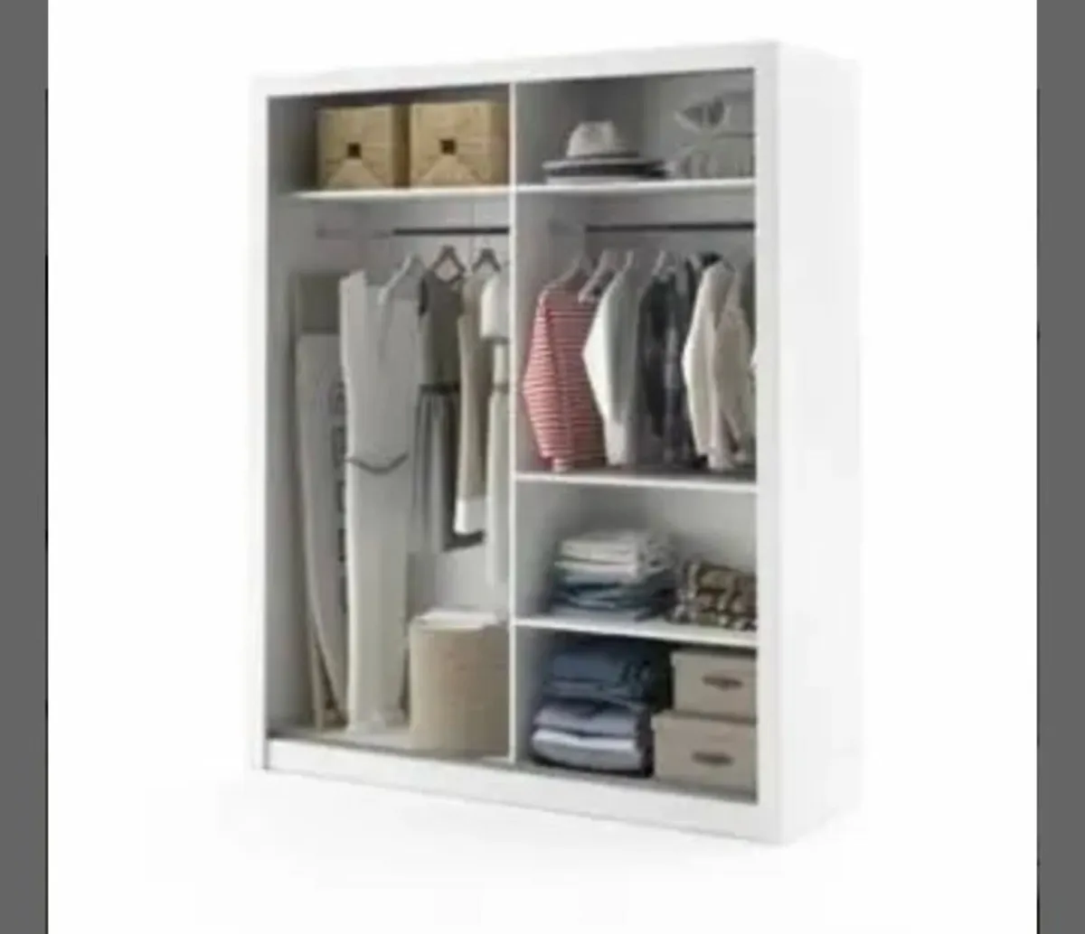 Cuba Sliderobe 1.81m White free  delivery 🚚 - Image 2