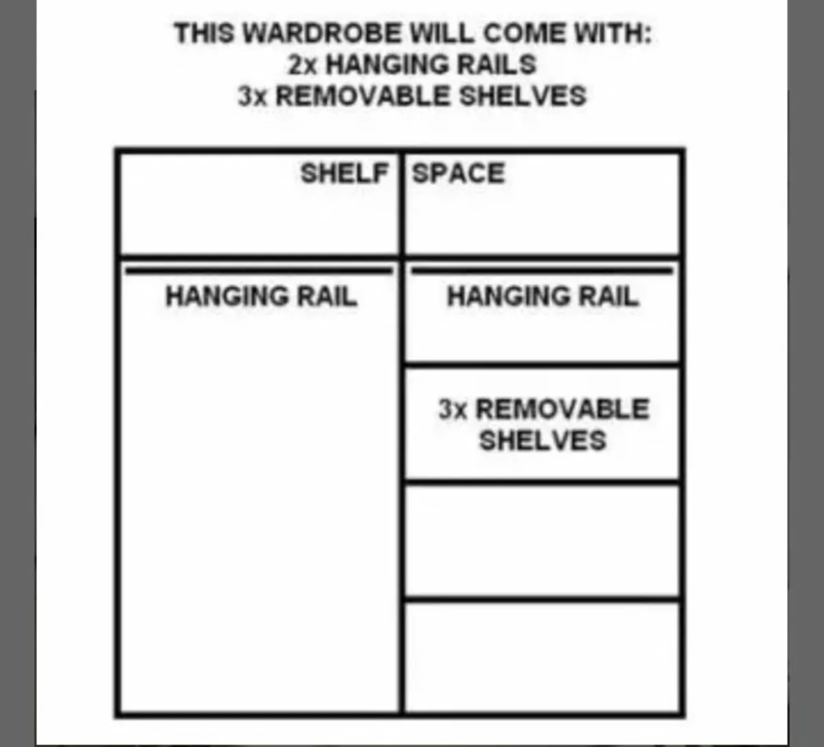 Cuba Sliderobe 1.81m White free  delivery 🚚 - Image 3