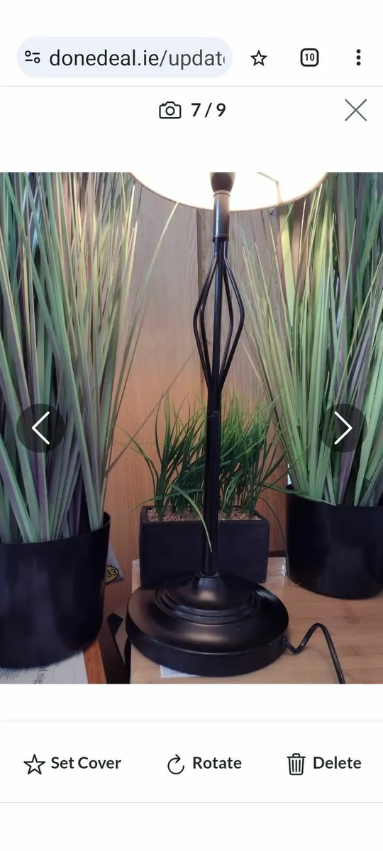 74cm Tall floor/table lamp - Image 4