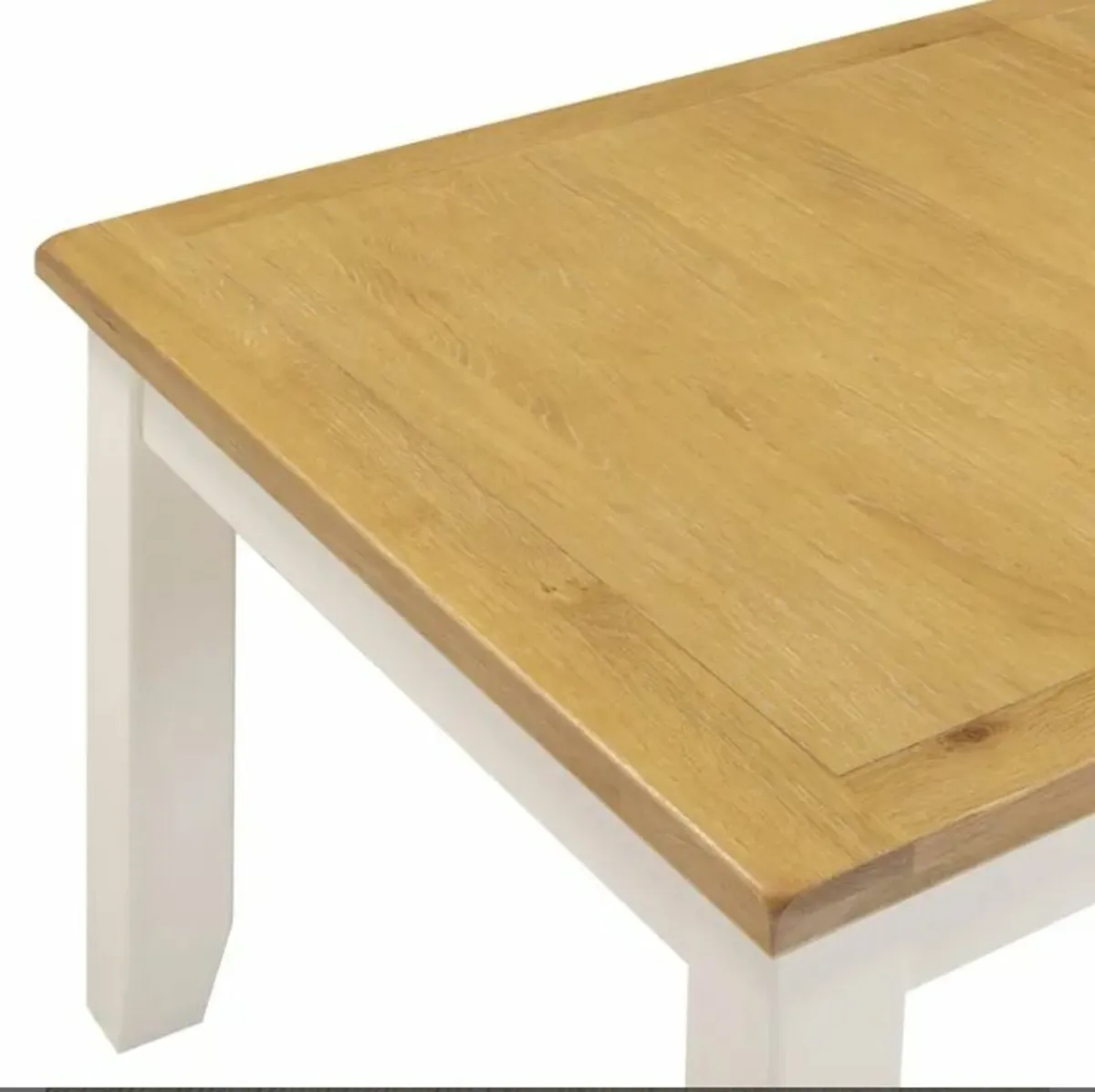 Windsor Large Extending Dining Table Ivory - Image 3