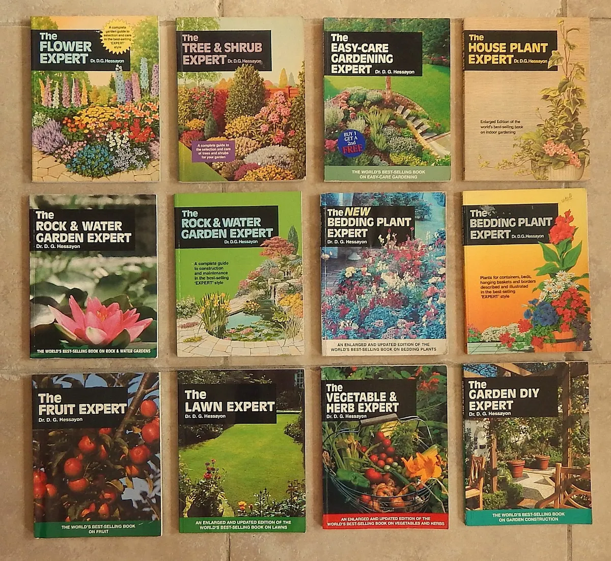 Collection of 12 Gardening Books by Dr DG Hessayon - Image 1