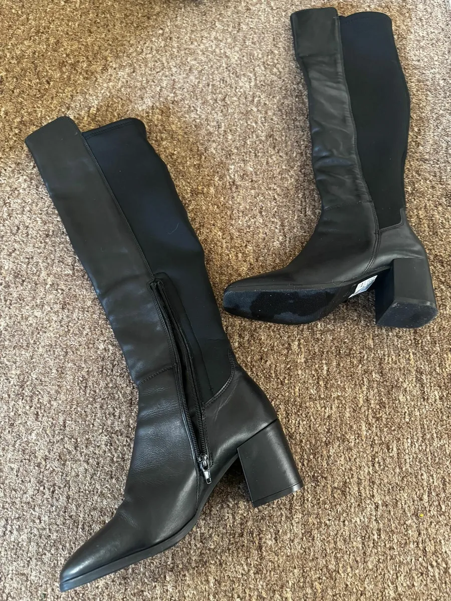 Clarks real leather over knee boots - Image 4