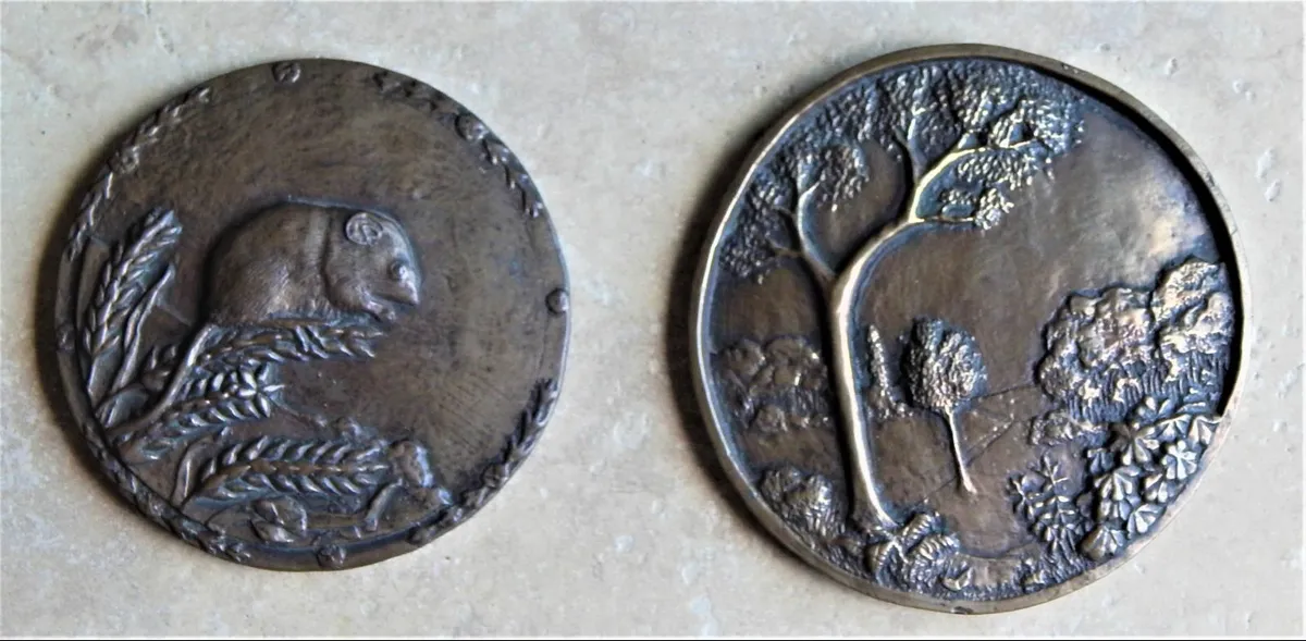 2 Cold Cast Plaques by Wild Goose Studios - Image 1