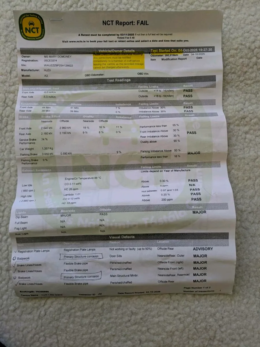 Audi A3 2005 Red Sportback 5dr 1.6 - Image 2