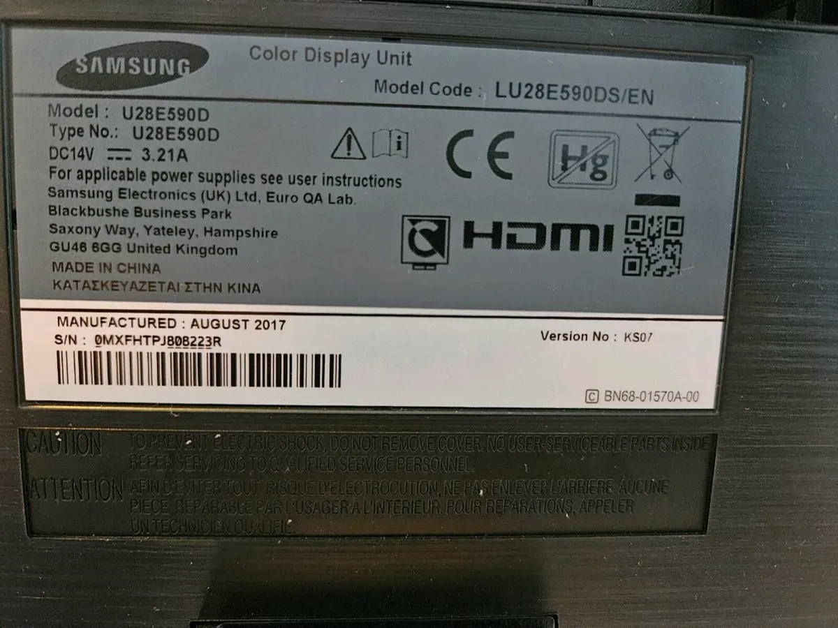 Samsung 18-inch 4K UHD Monitor - Image 2