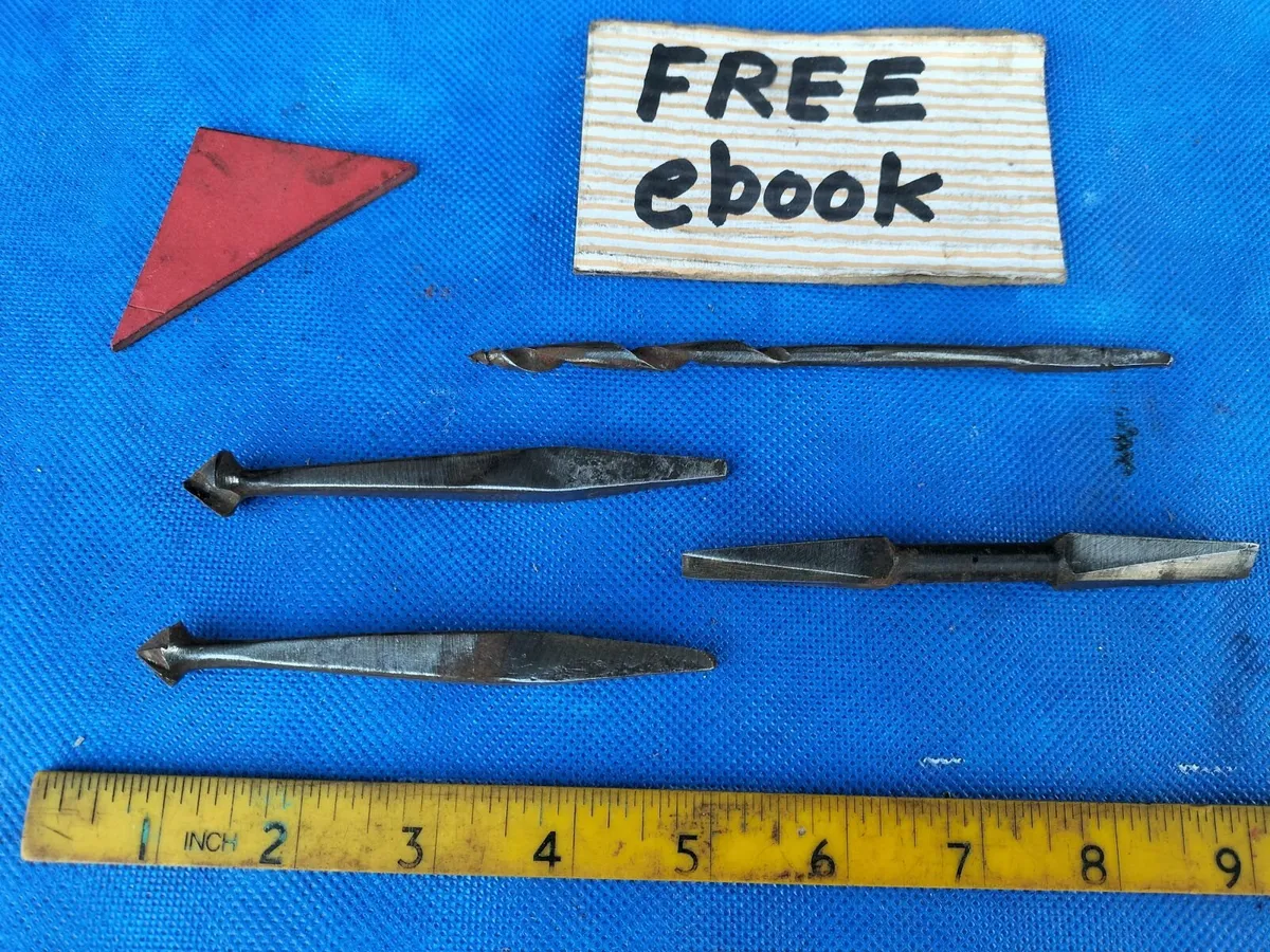 4 Carpenters Brace Bits - Image 1