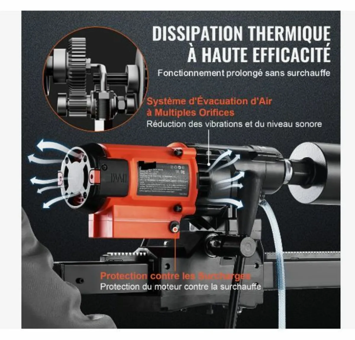 Wet&Dry Diamond Core Drill Machine - Image 2