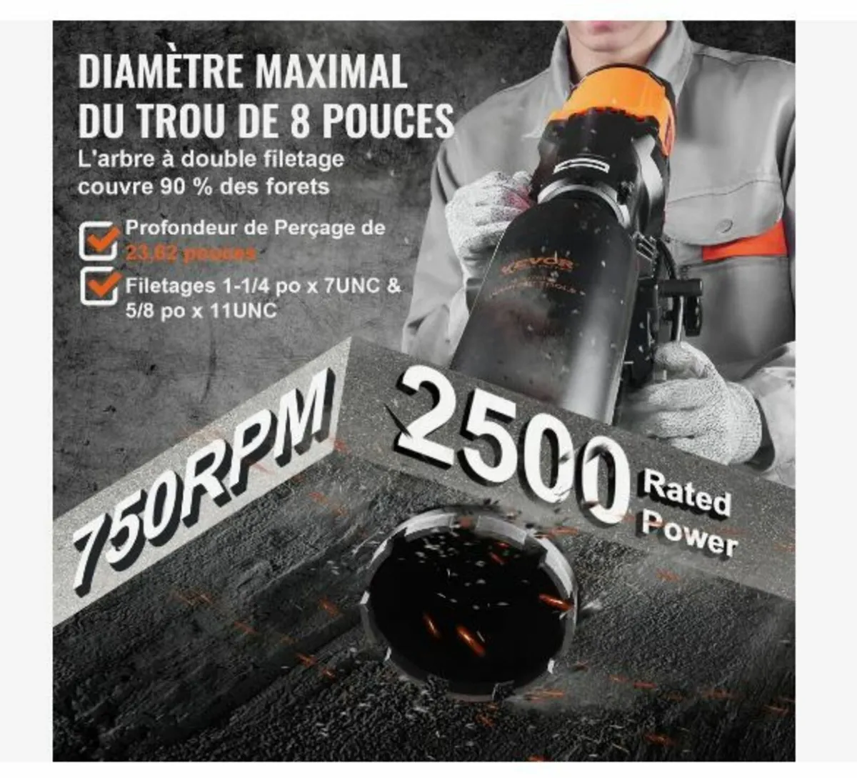 Wet&Dry Diamond Core Drill Machine - Image 3