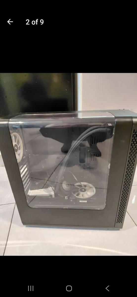 Pc parts tower and water cooler - Image 1