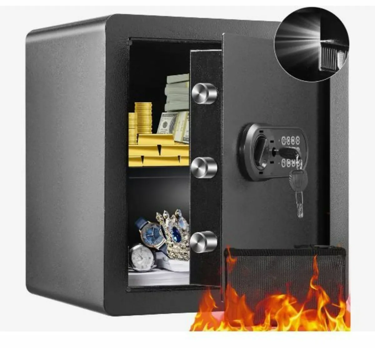 Safe, 51.0 L Home Safe, Steel Security - Image 1