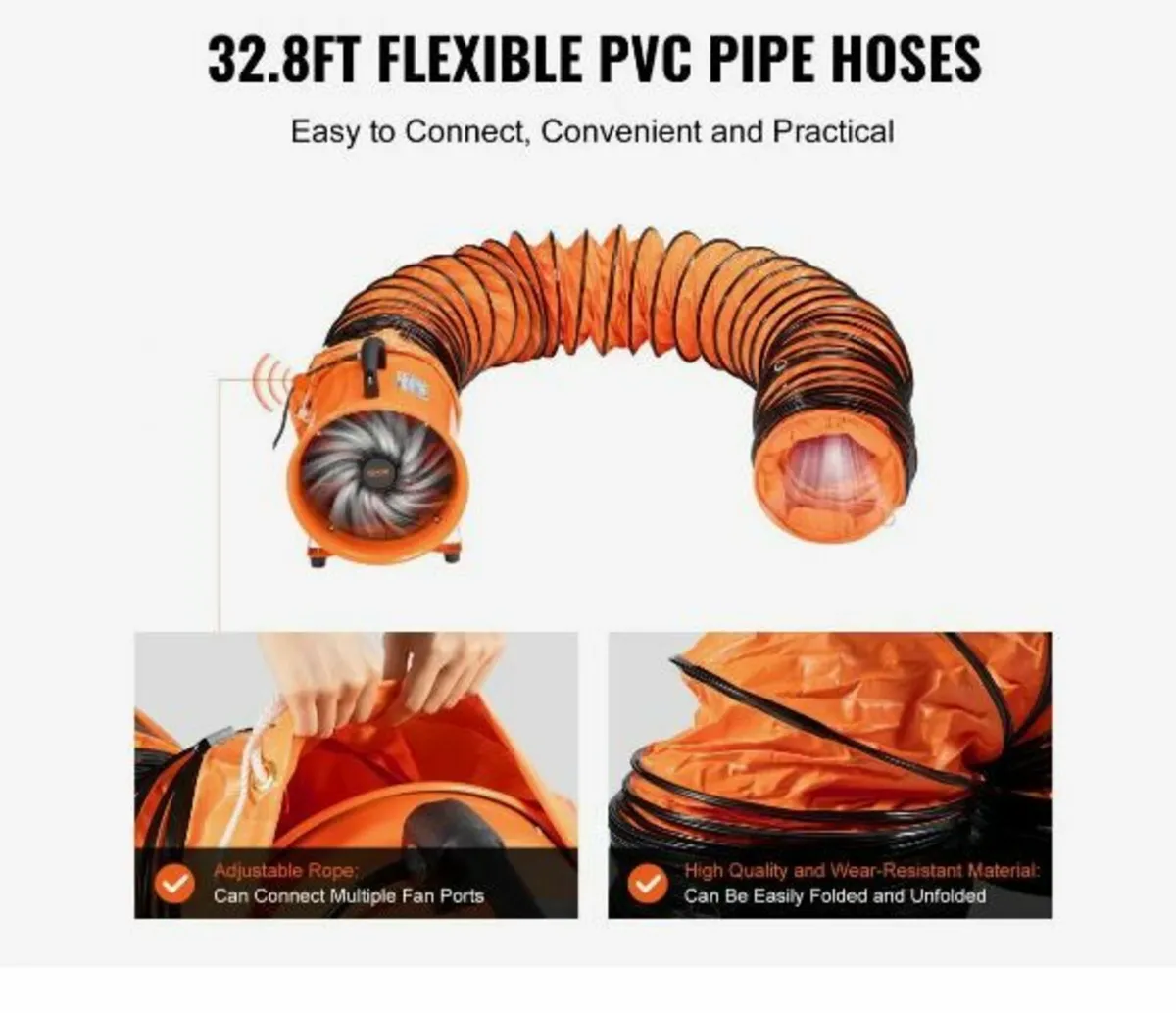 Portable Ventilator, 304.8mm Heavy Duty Cylinder - Image 3