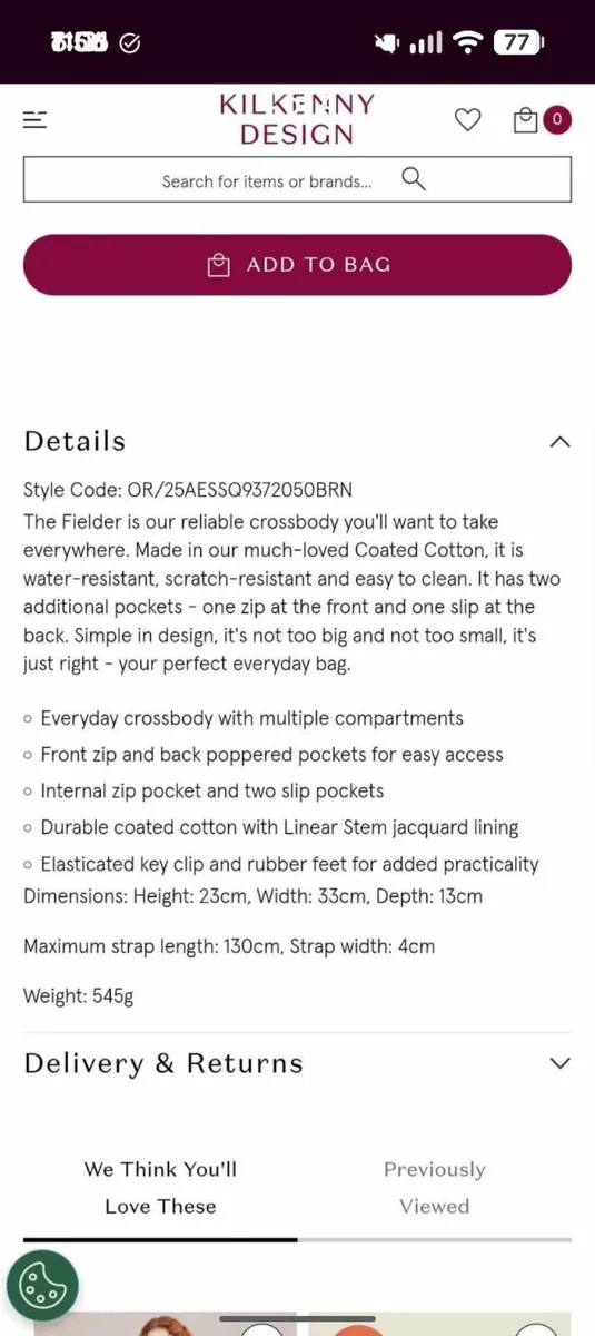 Orla Kiely Crossbody bag - Image 4