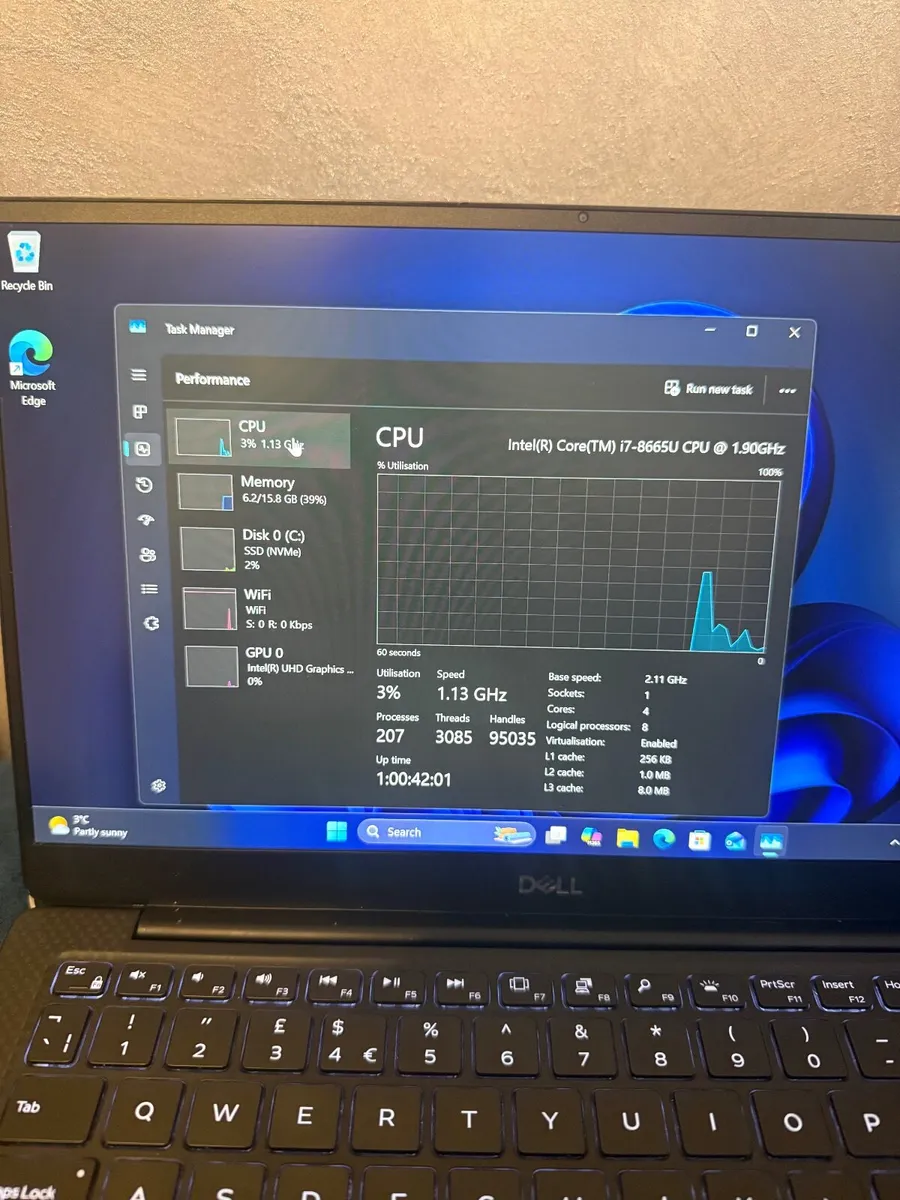 Dell XPS 13 9380 Laptop i7/16GB/512SSD/FHD - Image 3