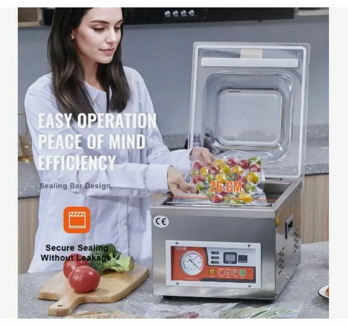 Chamber Vacuum Sealer, 260W Sealing Power - Image 4