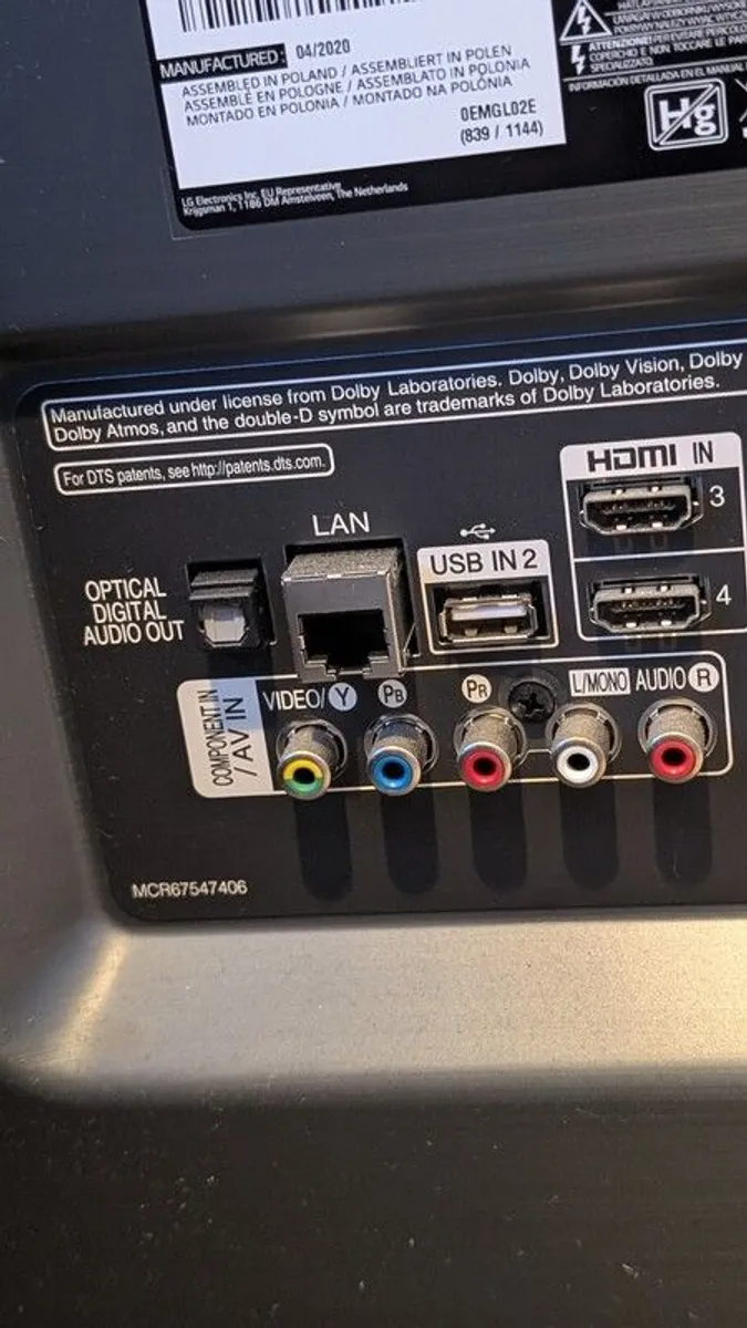 55" LG  in fully working condition - Image 4